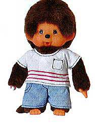 [OKU_33533340] MONCHHICHI 20 cm Fille Robe Blanche/bleue