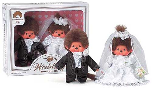[OKU_33533377] MONCHHICHI 20 cm Mariée et le Marié