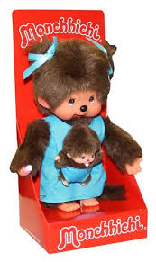[OKU_335236190] MONCHHICHI 20 cm Mother Care Bleu