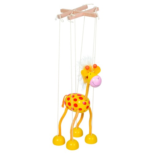 [DAM_8651867] Marionnette: GIRAFFE H27cm, bois.