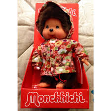 [OKU_335200970] Monchhichi 20cm fille parka fleuri