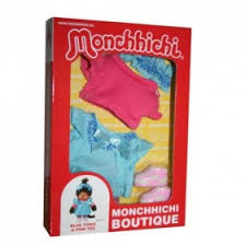 [OKU_335254710] Monchhichi Boutique tunique bleue et t-shirt rose
