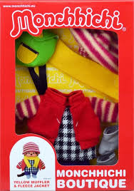[OKU_335254780] Monchhichi Boutique écharpe jaune