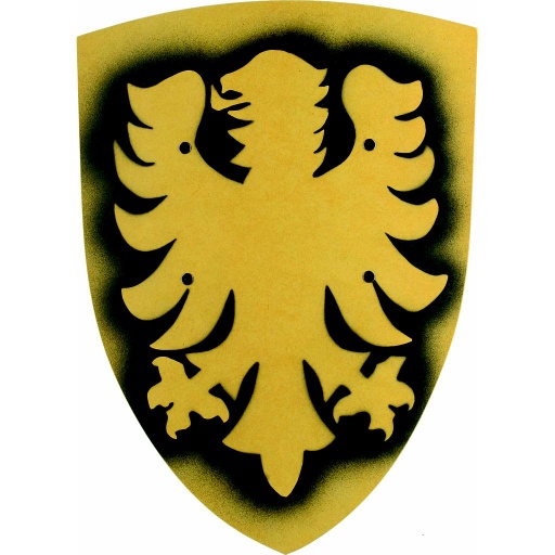 [VAH_225] Petit Bouclier incurvé, Aigle jaune