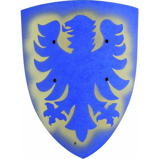 [VAH_227] Petit Bouclier incurvé, Aigle, Bleu