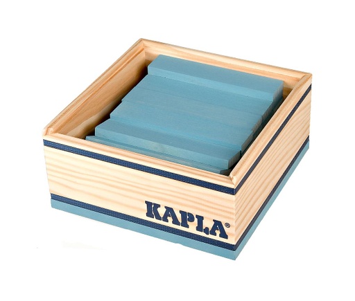 [MAC_K1BLCL] Petit coffret de 40 Kapla's Bleus clairs