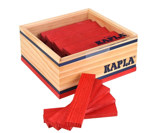 [MAC_K1ROUGE] Petit coffret de 40 Kapla's Rouges