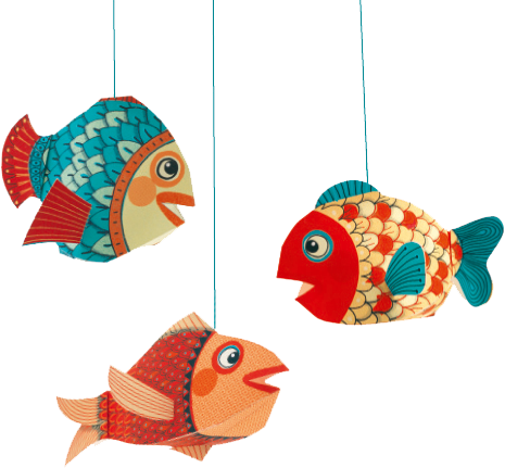 [DJE_DD04953] Petits poissons (Légèretés à Suspendre Djeco)