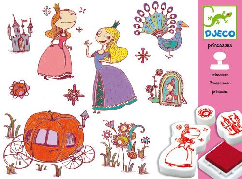 [DJE_DJ08810] Princesses  (Tampons Djeco)