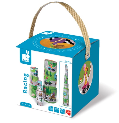 [JAN_J02828] Pyramide Ronde ''Racing'' Janod
