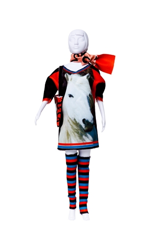 [ROO_S112-0804] Sally Horse (Dress Your Doll)