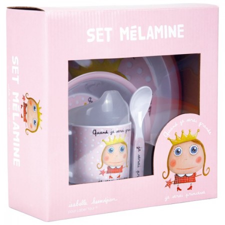 [LAB_62ISAMEL25] Set Mélamine "Princesse"
