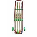 [ENG_604071] Set de Croquet pour 4 joueurs sur chariot.
