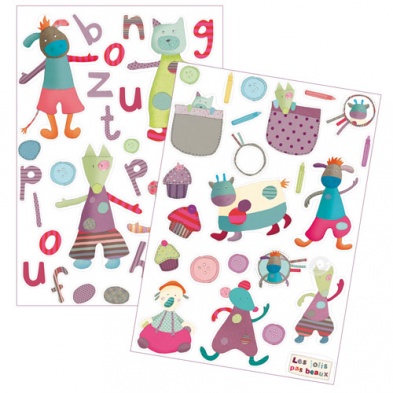 [MOU_629185] Stickers deco Jolis pas beaux