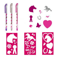 [AXE_10791] Stylos à gel pour tatouage Amis des Chevaux