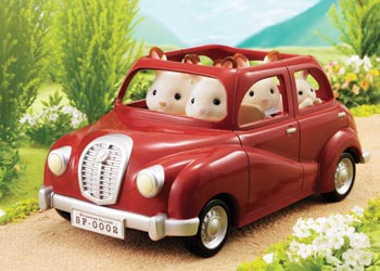 [SYL_2002] Voiture Rouge  (Sylvanian Families)