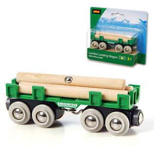 [BRI_33696000] Wagon Convoyeur de Bois Brio