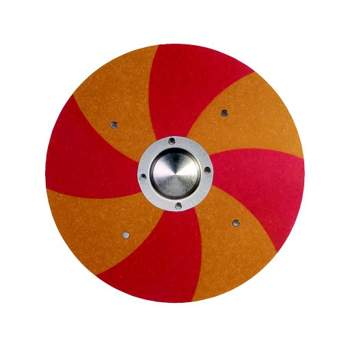 [VAH_172] Wiki bouclier Grimwald rouge/jaune, 41 cm