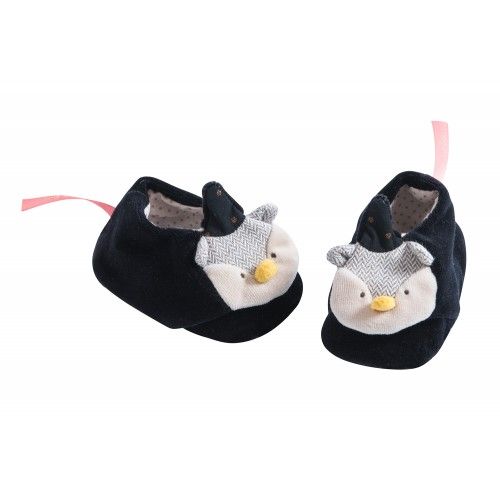 [MOU_664012] Chaussons Hibou Il Était Une Fois Moulin Roty