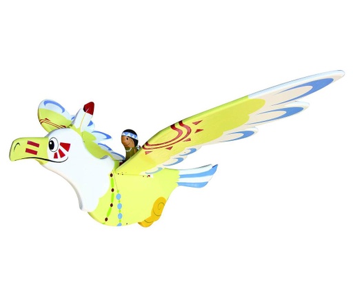 [COI_20591] Mobile Volant "Hugues L'Aigle Indien" (Le Coin des Enfants)