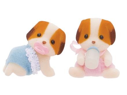 [SYL_3241] Jumeaux Chien Chiffons  (Sylvanian Families)