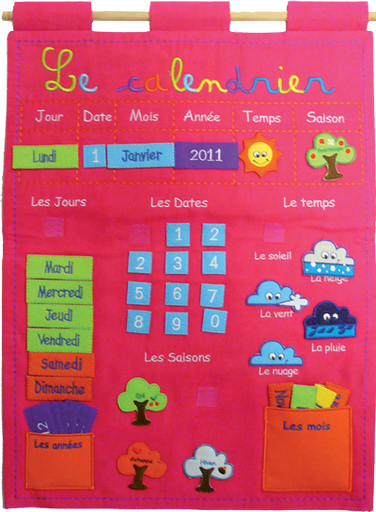 [GIL_2095JBM] Calendrier Basic Rose