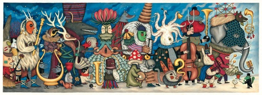 [DJE_DJ07626] Fantasy orchestra Puzzles Gallery 500 pièces