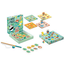 [DJE_DJ01698] LudoPark - 4 games (Jeux Éducatifs Bois Djeco)