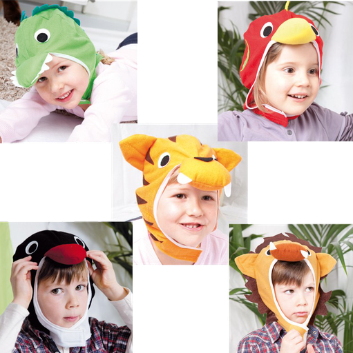 [EDU_63101] Set de 5 Chapeaux Animaux