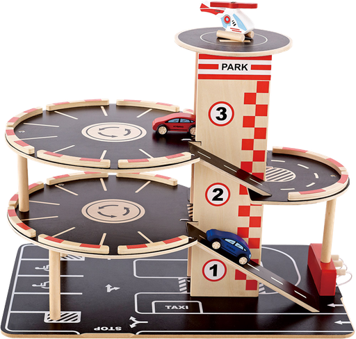 [EDU_E3002] Park & Go Garage HAPE Play-scapes