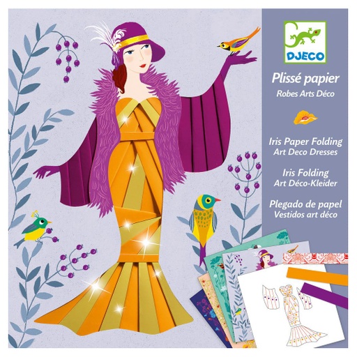 [DJE_DJ09442] Robes art déco en Papier Plissé Djeco