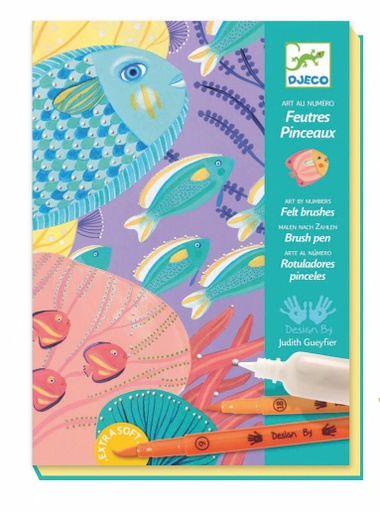 [DJE_DJ08647] Sous la mer* (Feutres Pinceaux Djeco)