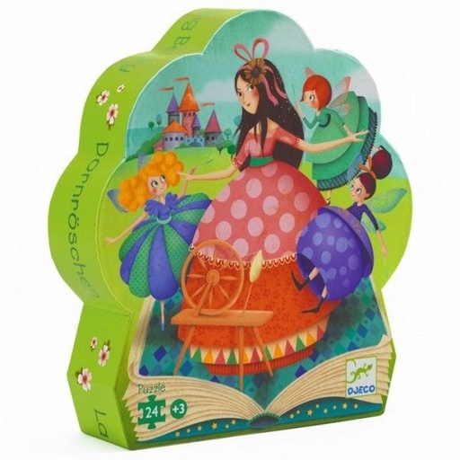 [DJE_DJ07203] La Belle aux bois dormant - 36 pcs  (Puzzles Silhouettes Djeco)