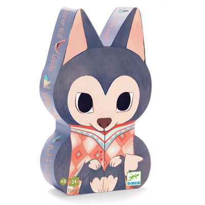 [DJE_DJ07200] Petit Loup - 24 pcs  (Puzzles Silhouettes  Djeco)