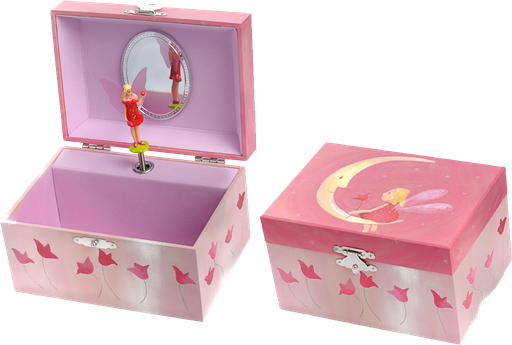 [EGM_570501] Coffret à Bijoux Musical Lune (15 X 10 X 9 cm)