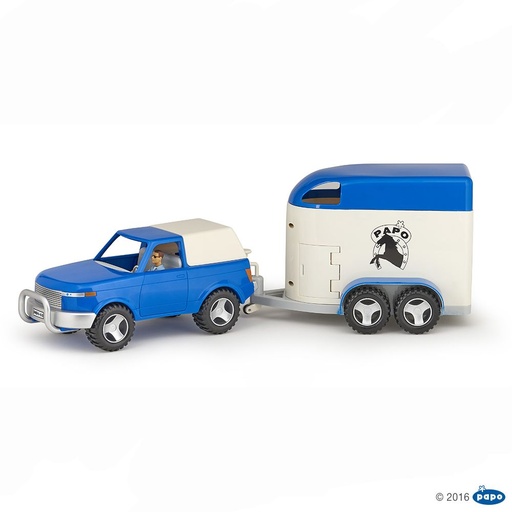 [PAP_51435] Set 4X4 & VAN Bleu PAPO (Papo)