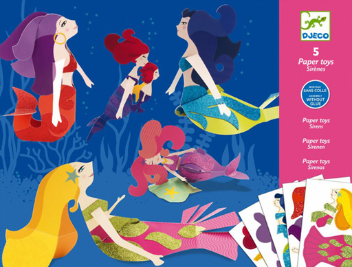 [DJE_DJ09703] Les sirènes (Paper Toys Djeco)